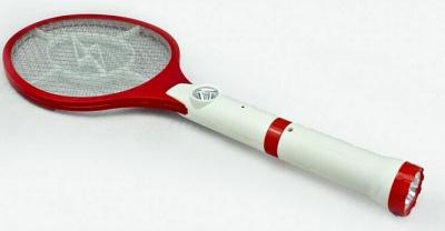 China Palo eléctrico recargable multifuncional del asesino del mosquito con la antorcha de 7 LED en venta