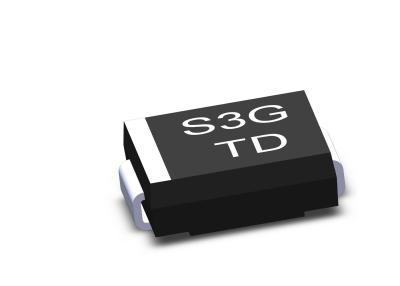 China fines generales del diodo del diodo S3g de 400V 3a Smd con el microprocesador apaciguado de cristal en venta