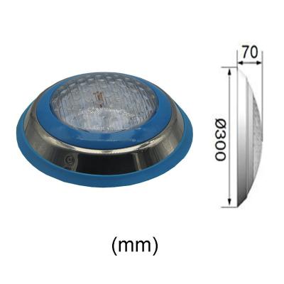 China Wall Mounted Stainless Steel 18W Color Changing Pool Light for sale
