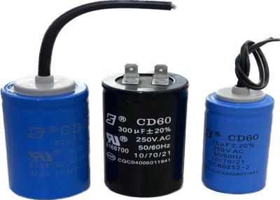 중국 CD60 모터 시작 콘덴시터 물 펌프 큰 전력 단일 단계 AC 모터 판매용