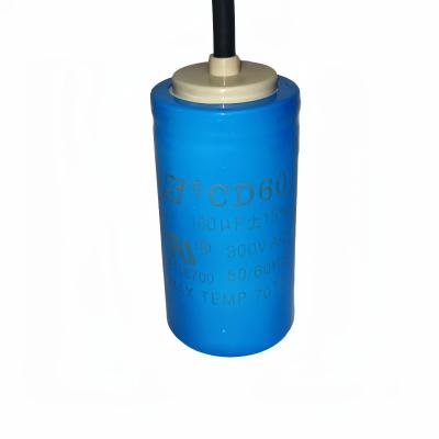 China Bomba de agua CD60 Condensador de arranque de funcionamiento 160Uf 300V AC Motor Condensador de película de polipropileno metalizado en venta