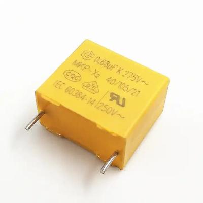 Китай 0.68UF 275V AC MKP-X2 Полипропиленовый конденсатор с CQC продается