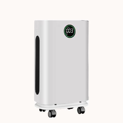 China Casa lámpara UV personal 2-en-1 purificador de aire híbrido Lavadora y control de humidificador Tuya Wifi multifunción purificador de aire humidificador en venta