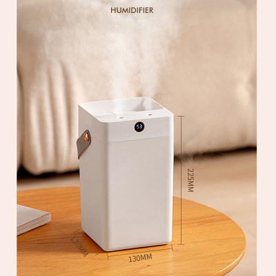 China HOMEFISH Desktop 3L Double Spray Portable Ultrasonic Air Humidifiers For Office for sale