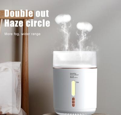 China HOMEFISH H2O Niebla de nubes Medusas de aire Humidificadores de habitación Diffusor de aceite aromático 480ml en venta