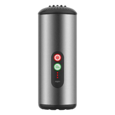 China New Design Portable Car Air Purifiers Ionizer Dust Pm2.5 Reducing Low Noise Car Air Purifier With UVC Light Sterilization for sale