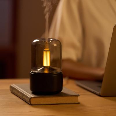 China USB Creative Candlelight Aromatic Diffuser and Humidifier Power Failure Protection Te koop