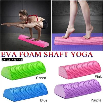 China Half Round Foam Roller , Massage Foam Roller  Yoga Pilates Fitness Equipment Balance Pad for sale