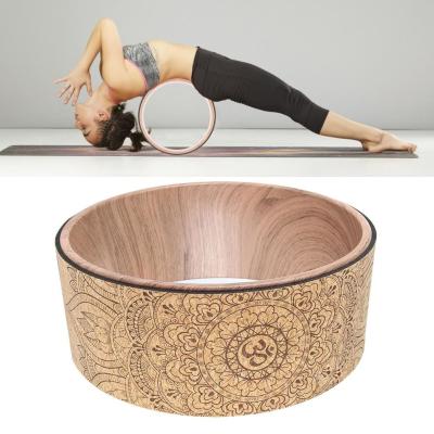 Chine La roue de rouleau de yoga de forme physique, yoga de bande de roue de yoga de liège entoure l'outil de formation de dos de séance d'entraînement de gymnase à vendre