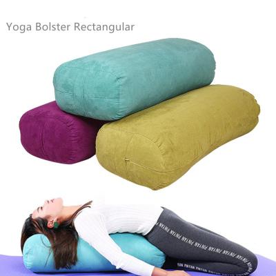 China Rectangular Yoga Bolster Cushion Organic Cotton Material For Massage for sale