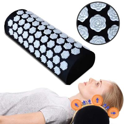 China Yoga Block / Yoga Props Lotus Acupressure Massage Pillow For Neck / Body Muscle Relaxation for sale