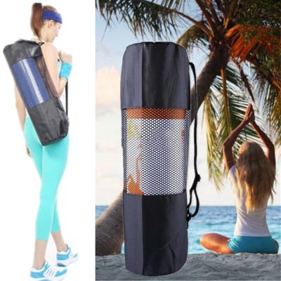 China Portable  Yoga Mat Case Bag , Washable Adjustable Yoga Carrying Bag for sale
