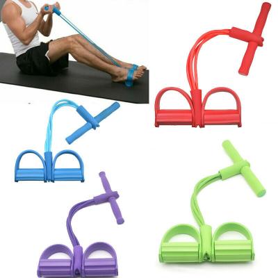 China Rohr-Widerstand-Band-Yoga-Ausrüstung Pilates-Widerstand-Bänder des Eignungs-Gummi-4 zu verkaufen