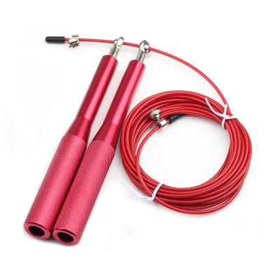 China Fitness Training Steel Wire Skipping Rope Exercise 3 Meters Adjustable Speed for sale