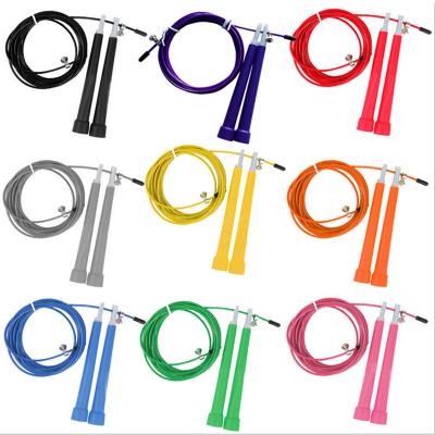 China Cable Steel Adjustable Jump Rope / Jump Skipping Ropes With ABS Handle for sale