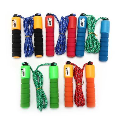 China 3 Meter Single Jump Rope / Exercise Fast Speed Counting Jump Skip Rope for sale