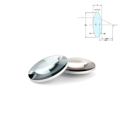China Optical glass 350-2200nm N-BK7 Double Convex Spherical Lens for sale