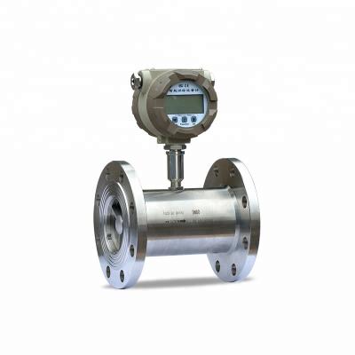 China Liquid nitrogen gas smart turbine flow meter for sale