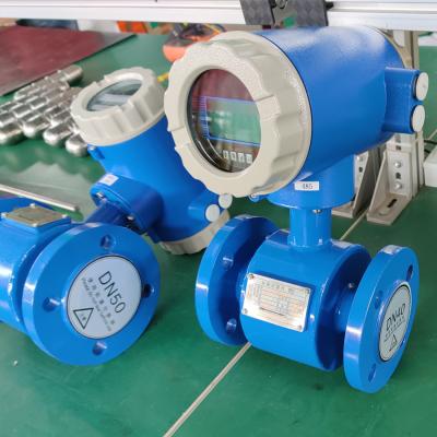 China Brass Water Electromagnetic Flow Meter Electromagnetic Flow Meter Display Convertor for sale