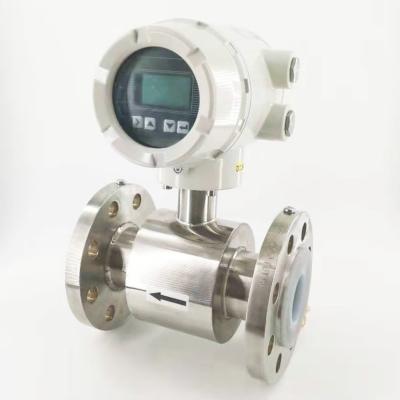 China Dn300 250mm Mag Flow Water Meter Sanitary Grout Magnetic Flowmeter for sale