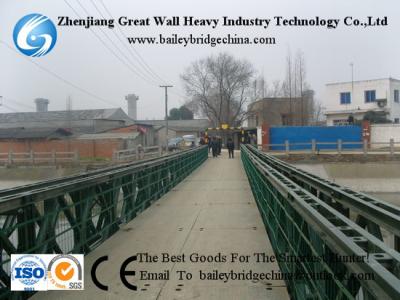 China CB321(CB100) DS Painted Bailey Bridge as Pedestrian way In China for sale