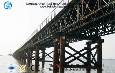 China Customized Overhung Deck Stability Bailey Bridges,Portable Steel Bridges, CB100, CB200 for sale