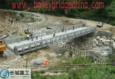 China Prefabricated Compact Bailey Bridge/321-Type Bailey Bridge/100-Type for sale