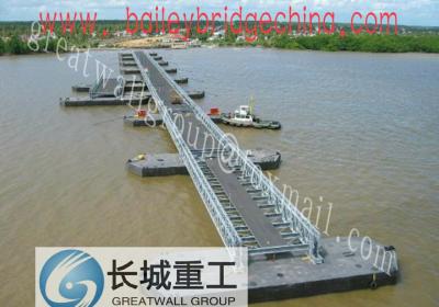 China Pontoon  Bailey bridge/steel bridge design/bailey bridge for sale