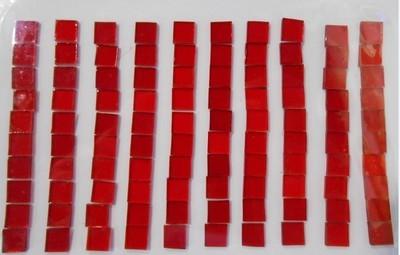 China 630nm narrow band IR pass filter, Red 630nm interference filter square size 8.0*8.0*0.7mm for sale