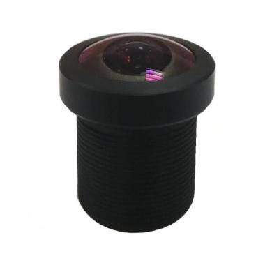 China 1.3mm 8Megapixe M12x0.5 Mount 185degree Fisheye Lens for Image format Φ3.85mm sensors for sale