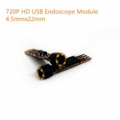 China 720P HD Megapixel USB endoscope video camera module 25fps YUV MJPG DC5V plug play driveless USB endoscope D4.5mmxL22mm for sale