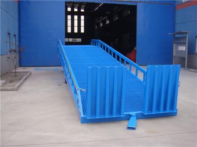 China Heavy Duty 8 Ton Mobile Yard Ramp For Truck To Loading And Unloading for sale