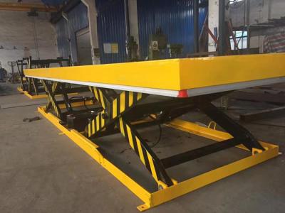 China Tandem Hydraulic Lift Table, Twin Scissor Lift Table For Heavy Loading And Unloading for sale