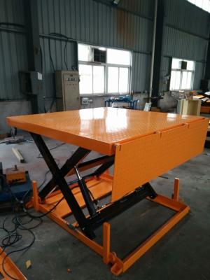 China Small Stationary Hydraulic Lift Table,3000kg Electric Hydraulic Lift Table With 400mm Lip for sale