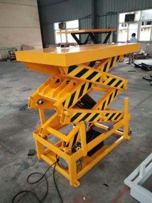 China Work Station 1500kg Lift Table ,Hydraulic Scissor Lift Table Raise Products Up To Working Height for sale