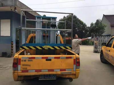 China O caminhão da liga de alumínio montado Scissor o elevador para aéreo exterior limpa ou manutenção à venda