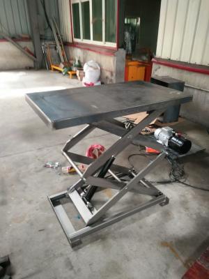China Stainless Steel Scissor Lift Table, Hydraulic Stainless Steel Lift Levelers In Highly Corrosive Environment Application for sale
