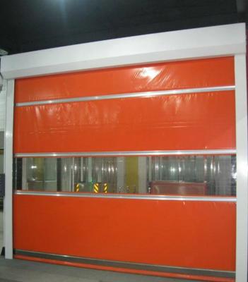 China Fast Acting Roller Shutter Doors Thermal Insulation High Speed Vinyl Roll Up Doors for sale