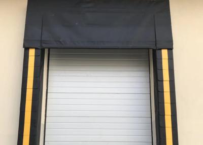 China Foam Loading Dock Seal For Warehouse Cold Room With Head Hood Curtain for sale