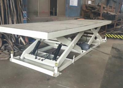 China 3Tons Double Scissor Hydraulic Lift Table Or Long Size Lift Table 1.6m Lifting Height. for sale
