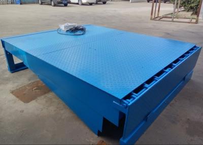 China 13.6T Capacity 1830*2180MM With Free Two Bumpers Electric Warehouse Dock Levelers for sale