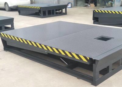 China Super long 5m length Warehouse 8Ton Electric Dock Leveler With Maintenance Hole for sale