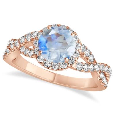 中国 芸術の独特な925純銀製の自然で青い未加工MoonstoneリングMoonstoneの宝石類の設計 販売のため
