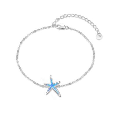 China Starfish Bracelet Opal Bracelets for Women Girls Fine Jewelry Birthday Mother's Day Gifts for Mom Female for sale