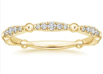 China Bedek de Volledige Duidelijkheid van Diamant14k Gele Gouden Juwelen 0.67ct GH VS1 Te koop