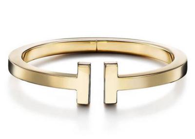 Chine ODM de taille du bracelet 6.25inch de l'or T de bijoux d'or massif de la largeur 18K de 15mm à vendre
