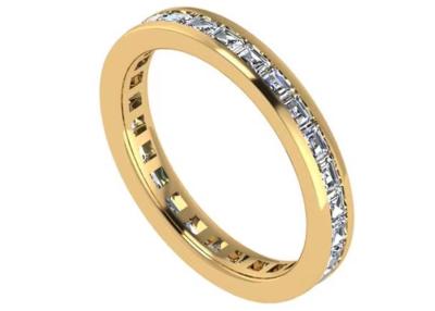 China 27pcs ODM del OEM del diamante 18K Rose Gold Ring With 2.0×1.5M M para el regalo en venta