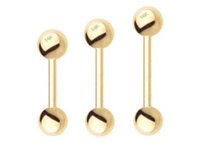China Brincos de Arcade Gold Body Piercing Jewelry que lustram o corte para o ODM do OEM da cartilagem à venda