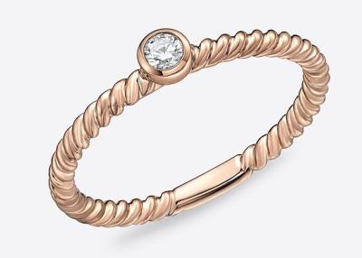 中国 正方形Diamond 14k Solid Gold Septum Ring、Hoop Nostril Ring 1.0mm×10mm 販売のため