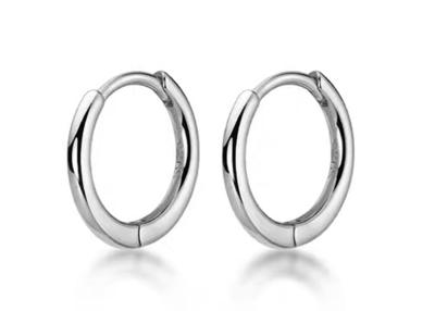 China Sexy Helix 14k Gold Hoop Earrings ODM For Women 1.2mm×10mm Dimension for sale